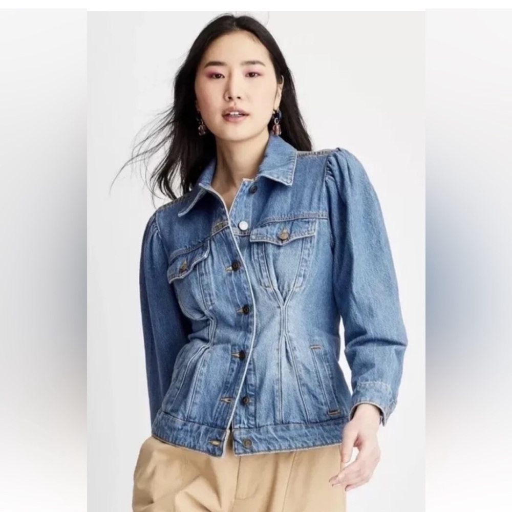NWT Future Collective Denim Jacket XS